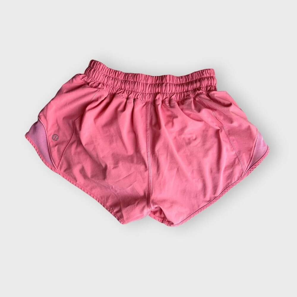 Lululemon Hotty Hot Shorts Size 2 Pink Lined Running Athletic - Picture 2 of 6
